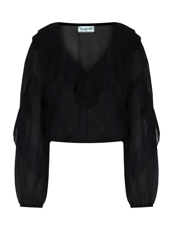 Bohemian Chiffon See-through BL