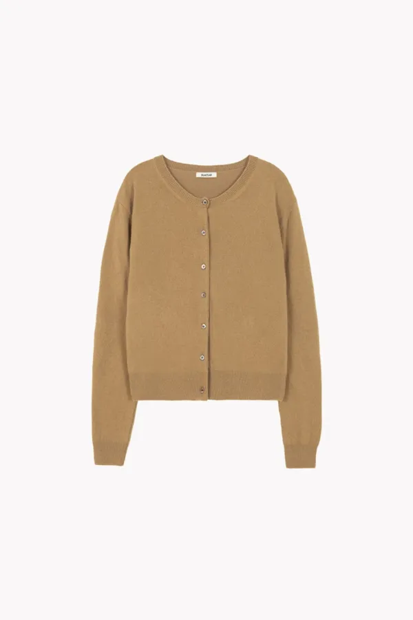 Sono Cashmere Cardigan (Camel)