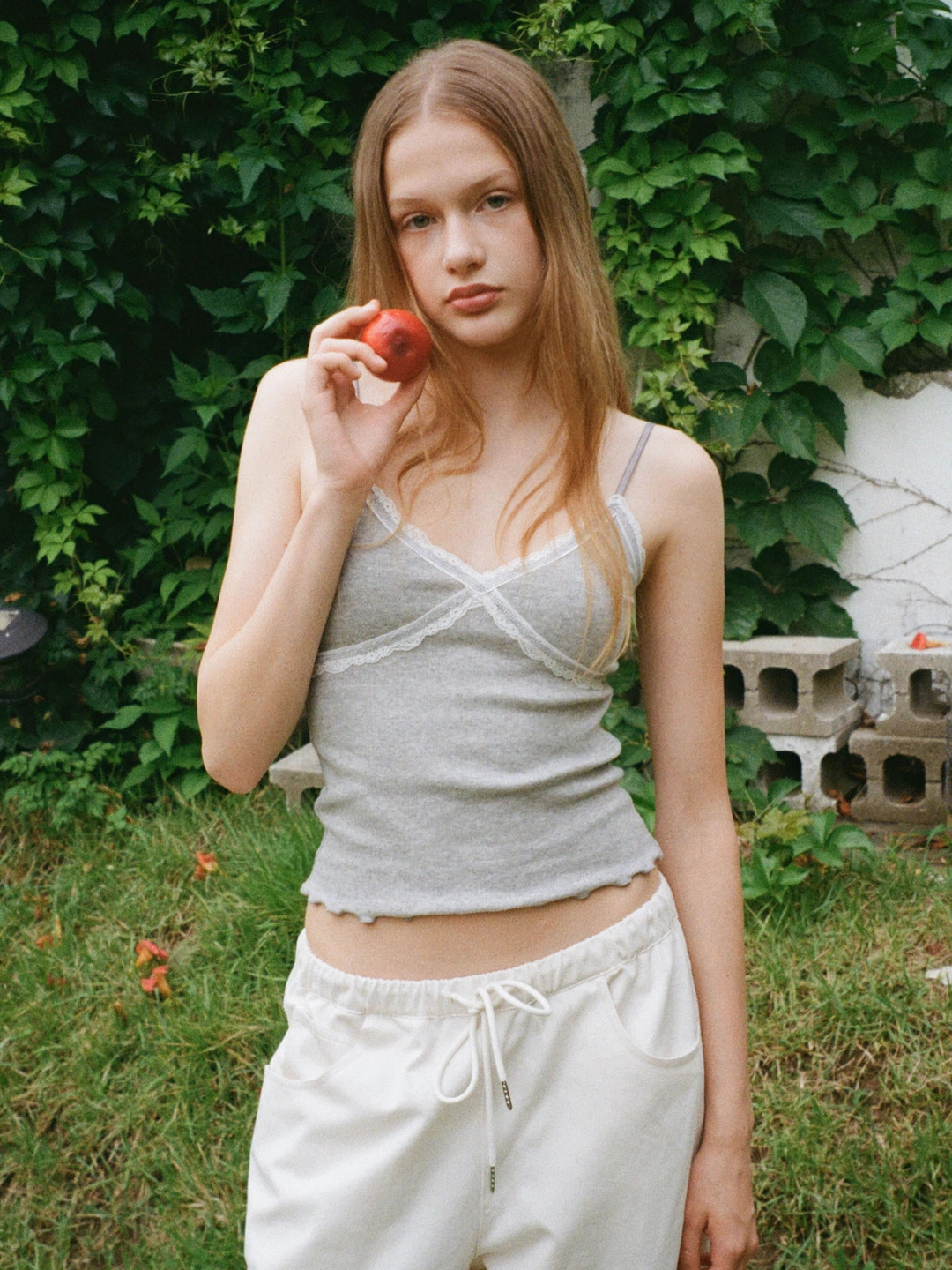 헤더먼트 color stitch camisole (grey) 상품 이미지 1