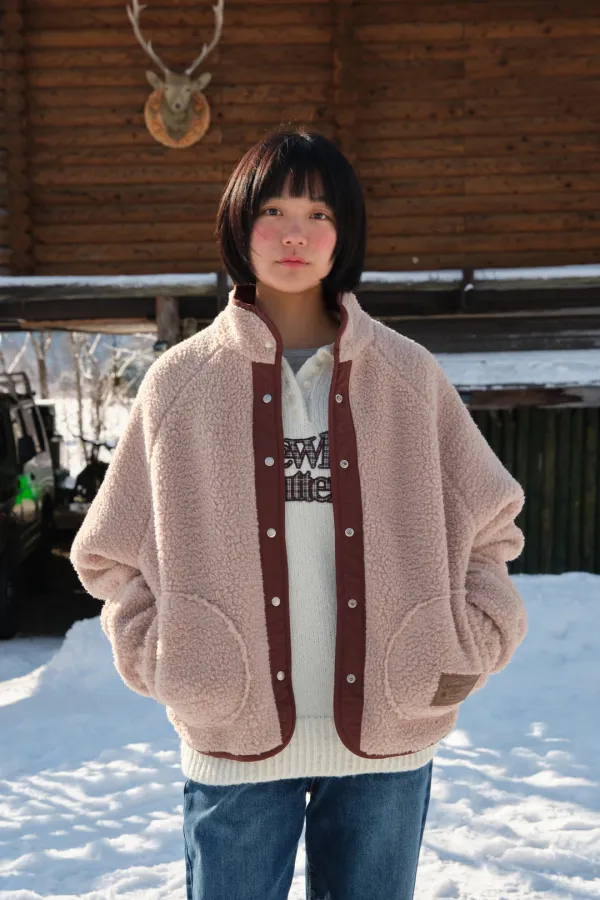 Poppy Fleece Jumper - Beige