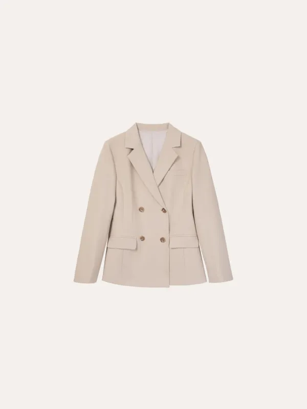 셀리나 테일러드 더블자켓[BEIGE]*오늘 출발