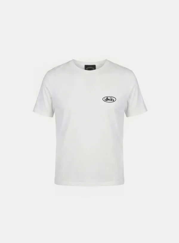 [w-tee26-104] Mystic Capsule Slim Fit Short Sleeve T-Shirt - White