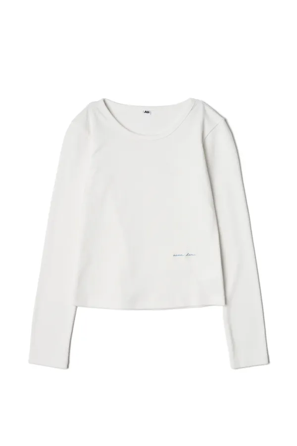 Avam Home Long Sleeve Tee White