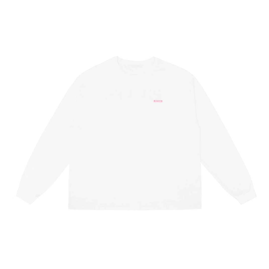 피브비 [2차] Square Logo Long Sleeve T-shirt (cloud white) 상품 이미지 2