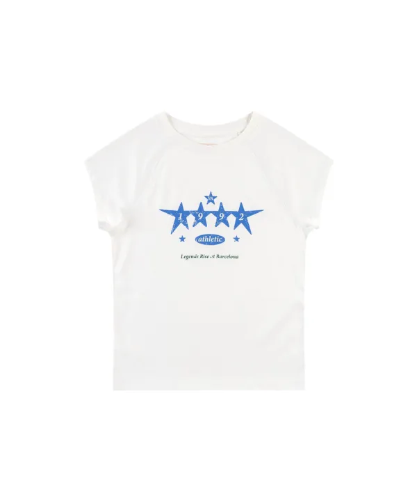 A3612 Vintage star 티셔츠_White