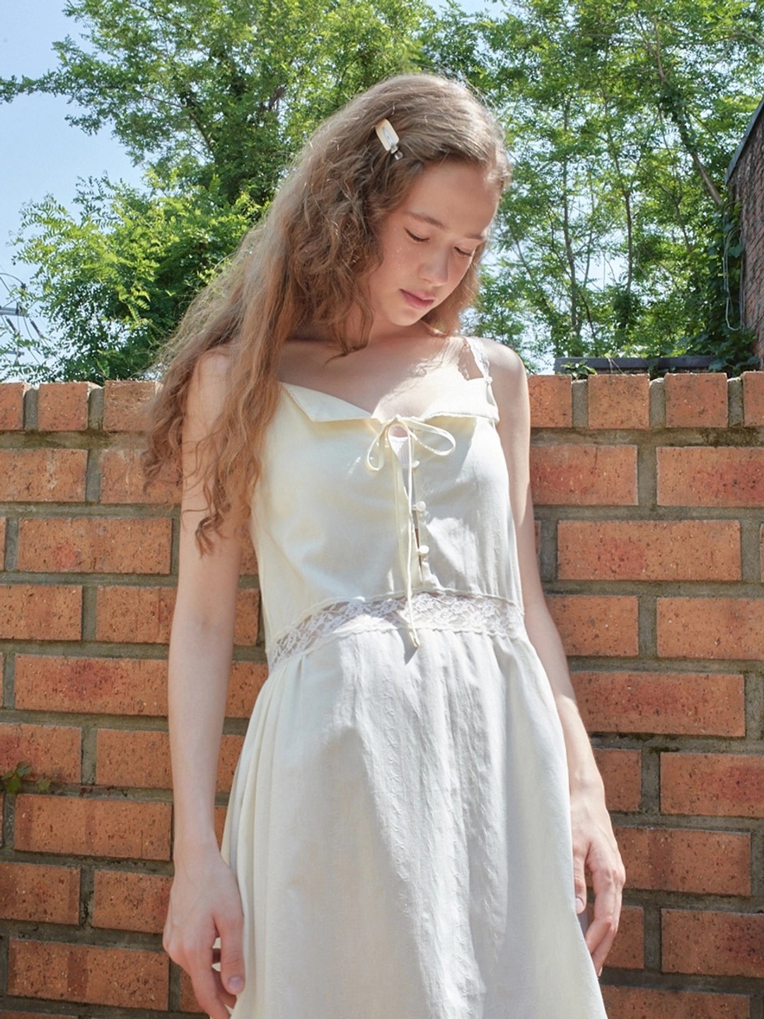 마가린핑거스 LACE BELLE LONG ONE-PIECE (LIGHT YELLOW) 상품 이미지 2