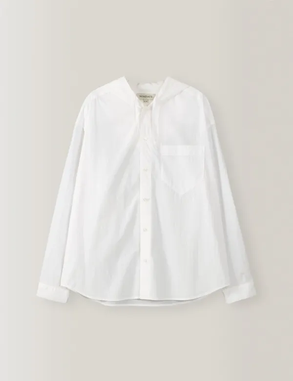 Daily Hooded Shirts (Off White)