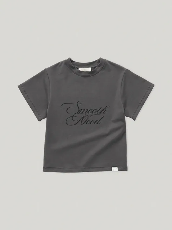 Flow Script Logo Tee Gray (3rd)