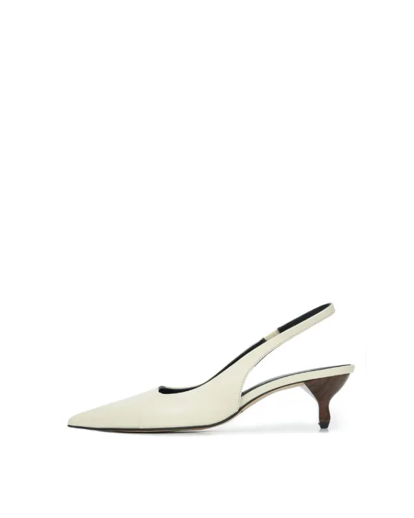 The Line Slingback - YELLOW WHITE