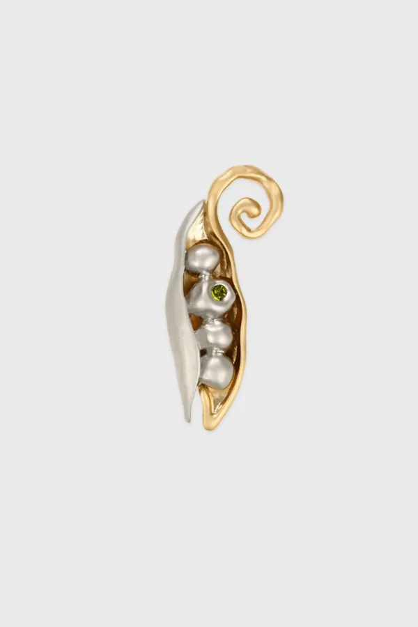 Green Beans Hairpin (Silver Gold)