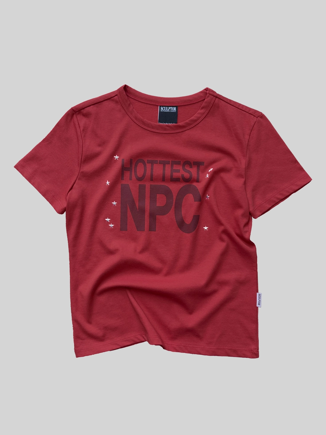 스컬프터 Hottest NPC Tee Red 상품 이미지 1