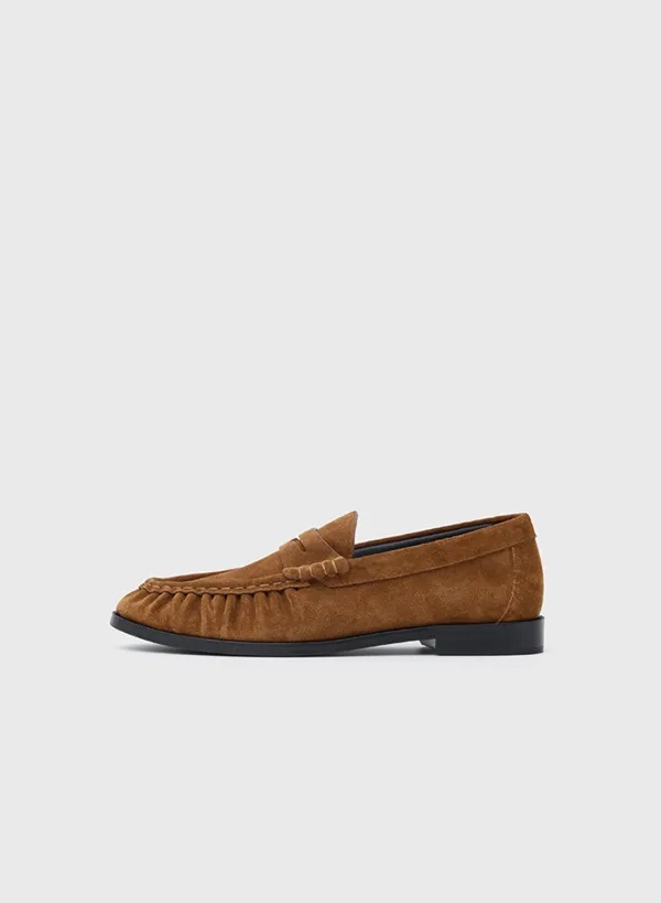 Rionael suede loafer - Cognac