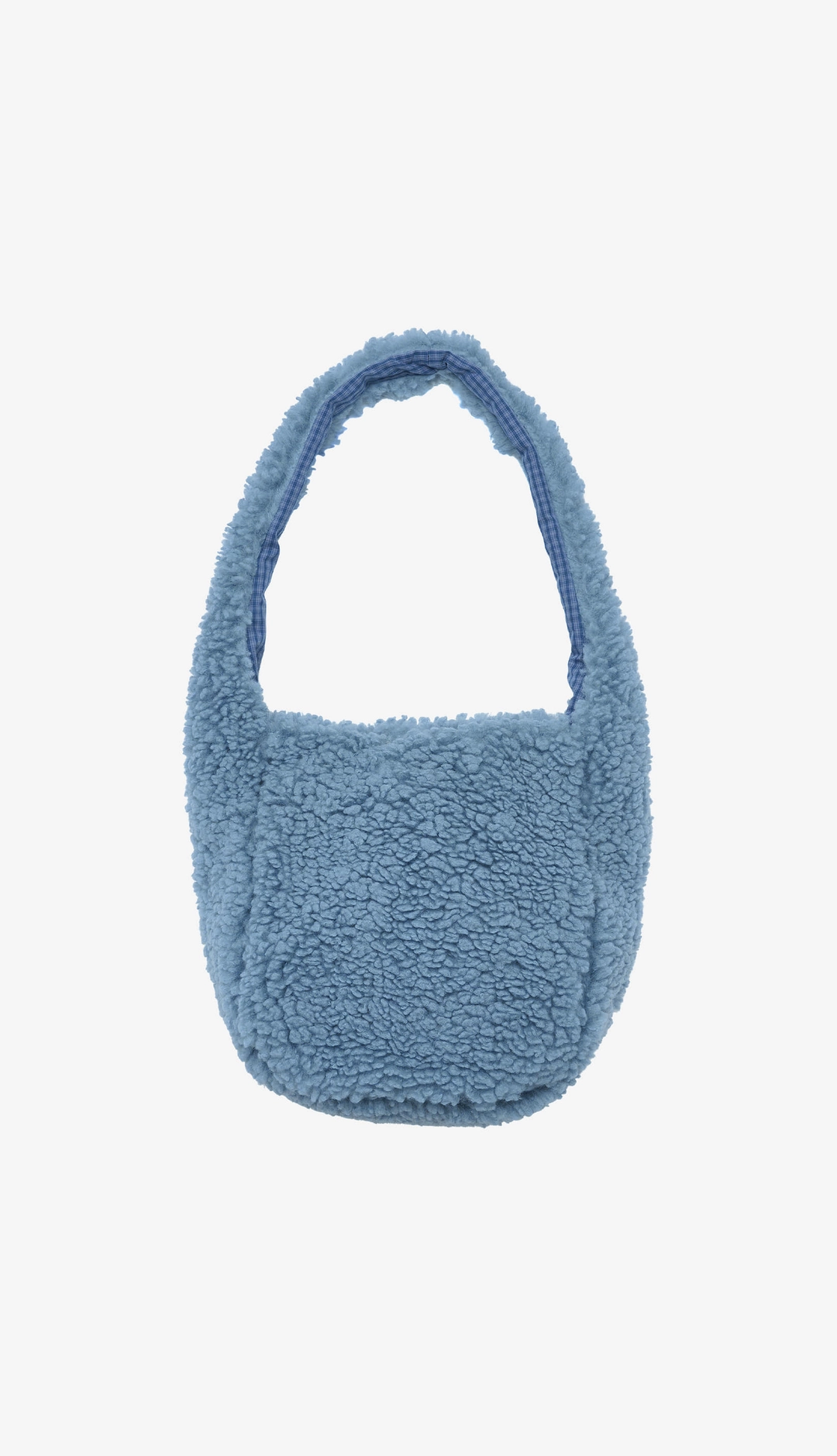 노컨텐츠 295. Fluffy Cross Bag _ Blue 상품 이미지 1