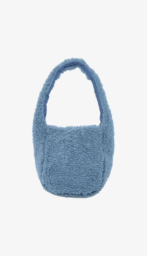 295. Fluffy Cross Bag _ Blue