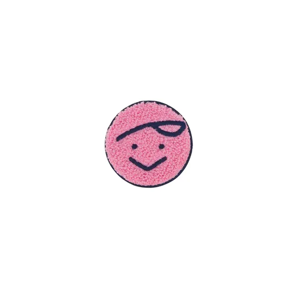 Piv\'vee Logo Brooch (bubble pink)