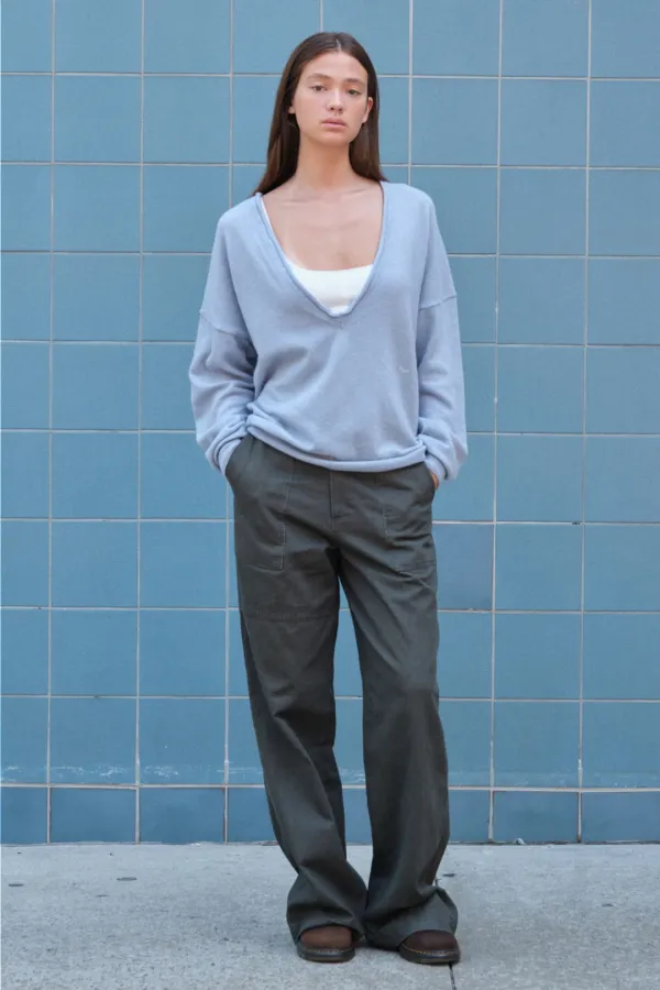 [Release] 10.8 출고 Boder Washed Cotton Pants - Khaki Brown