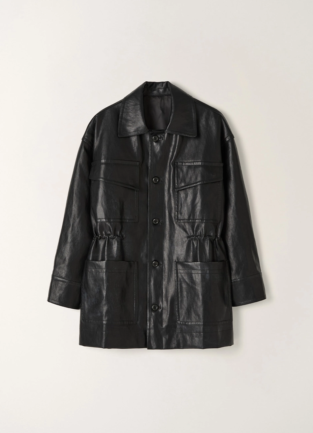 안젤로비안코 Calm Leather Single Jacket 상품 이미지 1