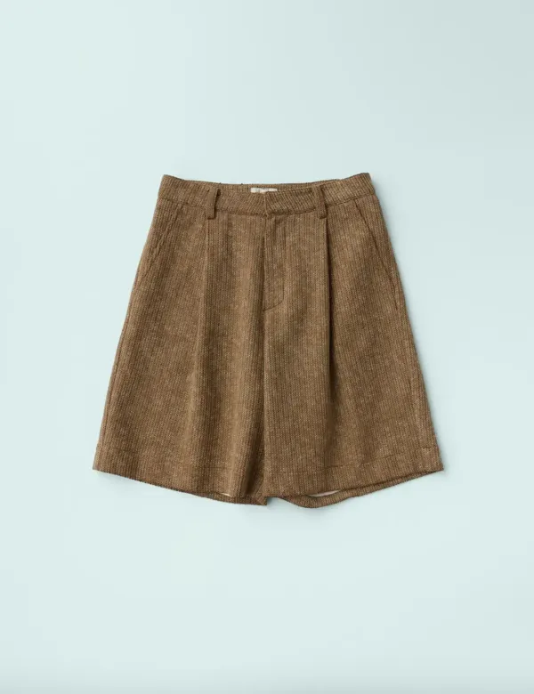 German Knitted Shorts (Brown)