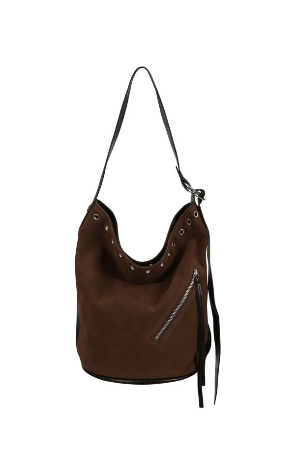 beaker bag (suede brown)