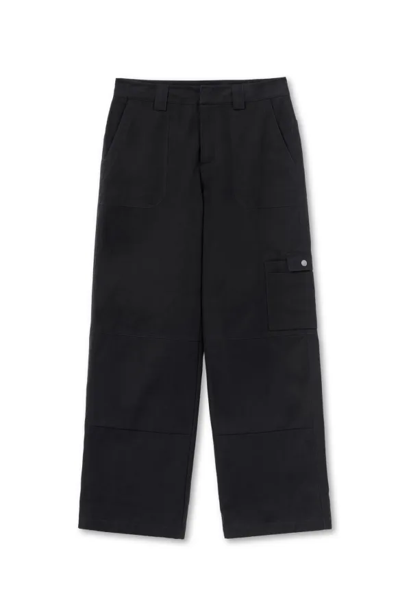 FLAP POCKET WORK PANTS (DARK NAVY)