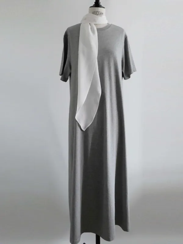 Le Scarf Maxi Dress (gray)
