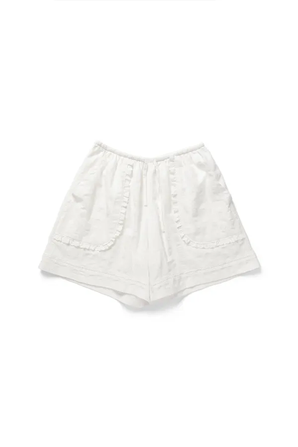 Coffin lace shorts