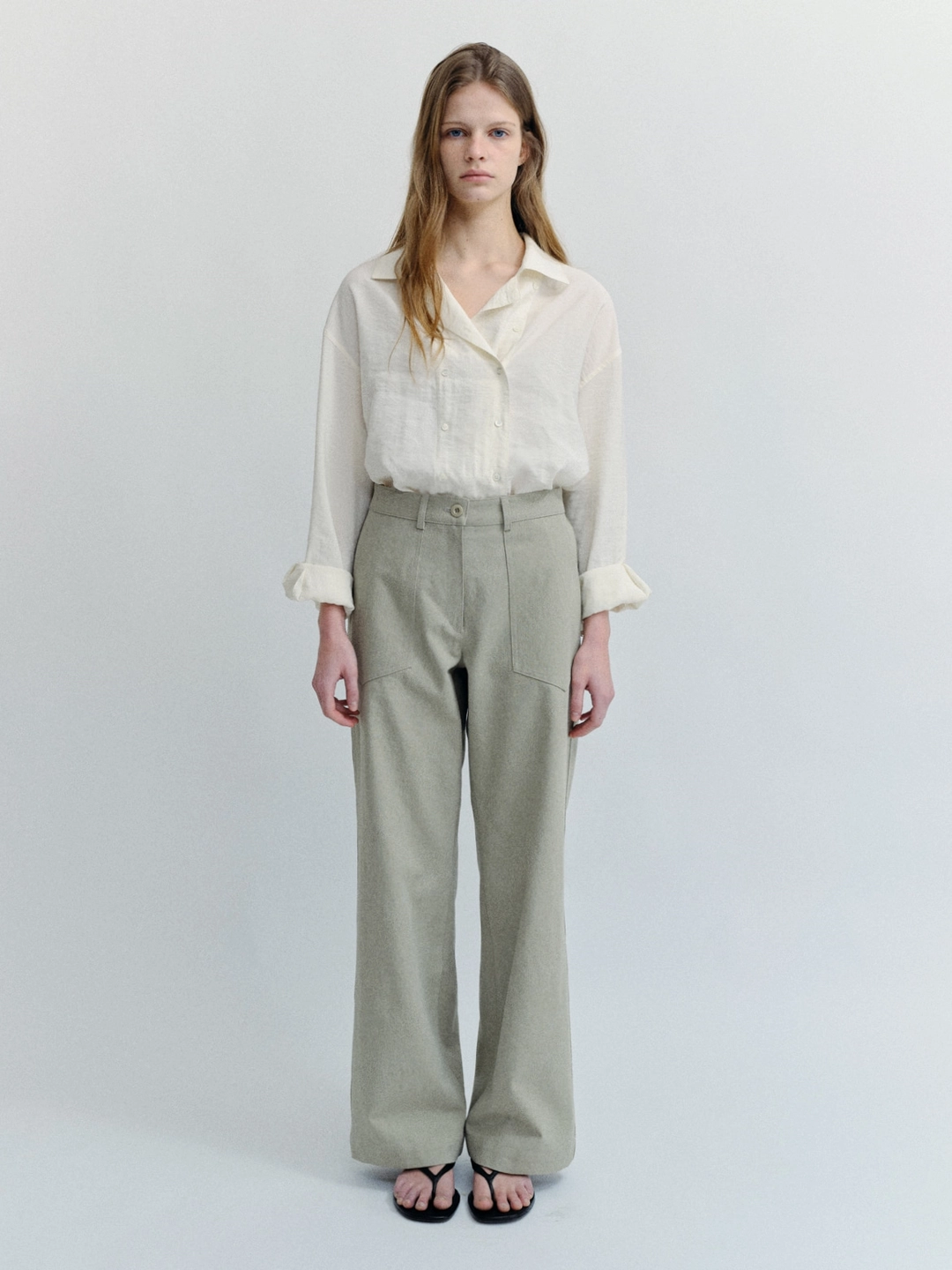 톨로 [5차 재입고 5/27 순차 발송] Double Breasted Blouse(Cream) 상품 이미지 1