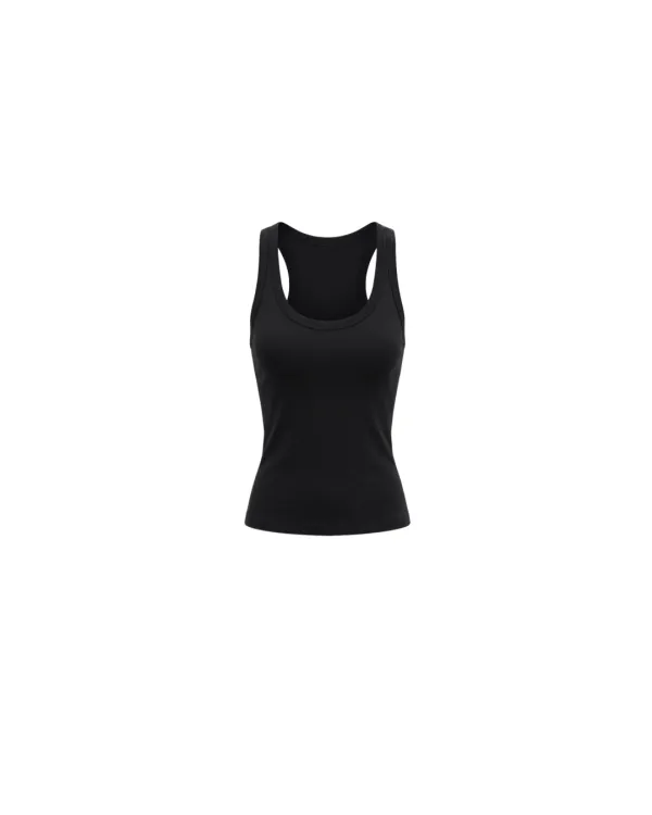 [2nd order] Mellow fit sleeveless - Black