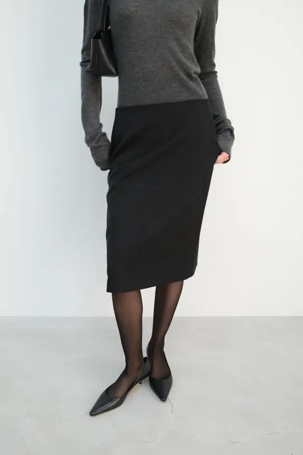 Netra wool blended midi SK