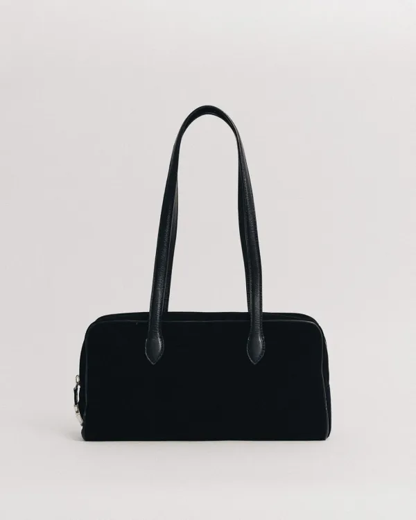 SAC LOQUET SMALL SUEDE BLACK