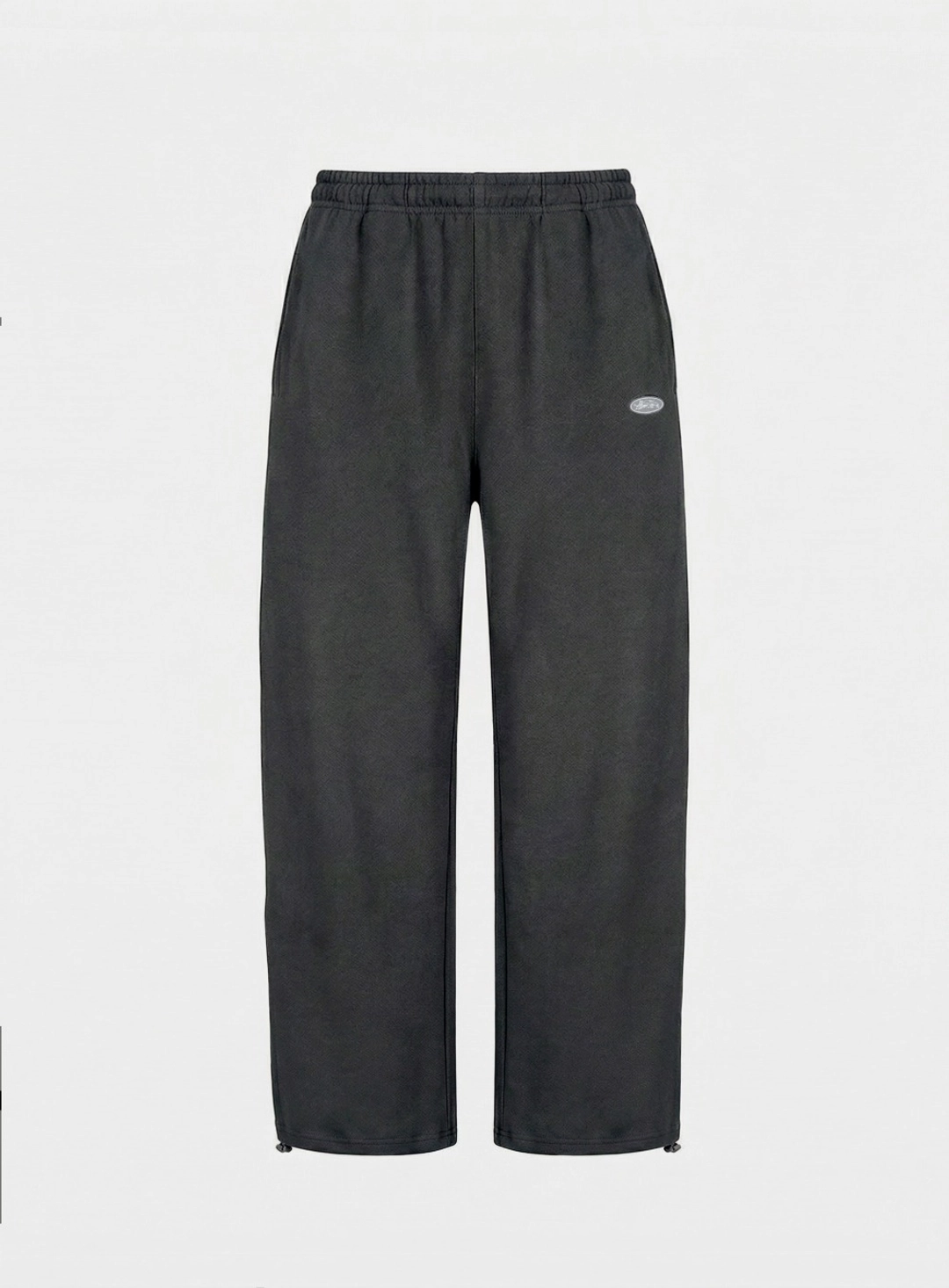 배드블러드 [w-pts26-023] BS Soft Terry Baggy Joggers - Charcoal 상품 이미지 1