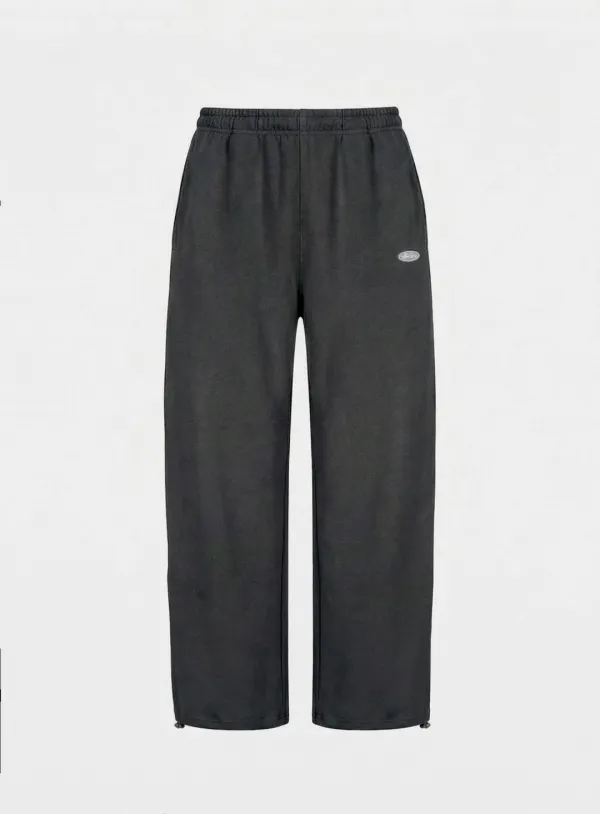 [w-pts26-023] BS Soft Terry Baggy Joggers - Charcoal