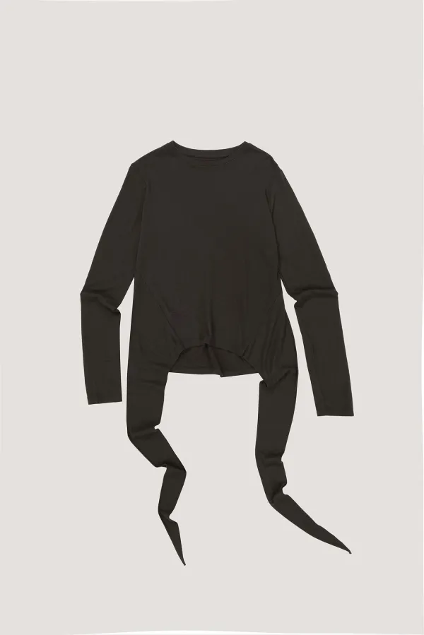 Knot-Tie Round T-Shirt