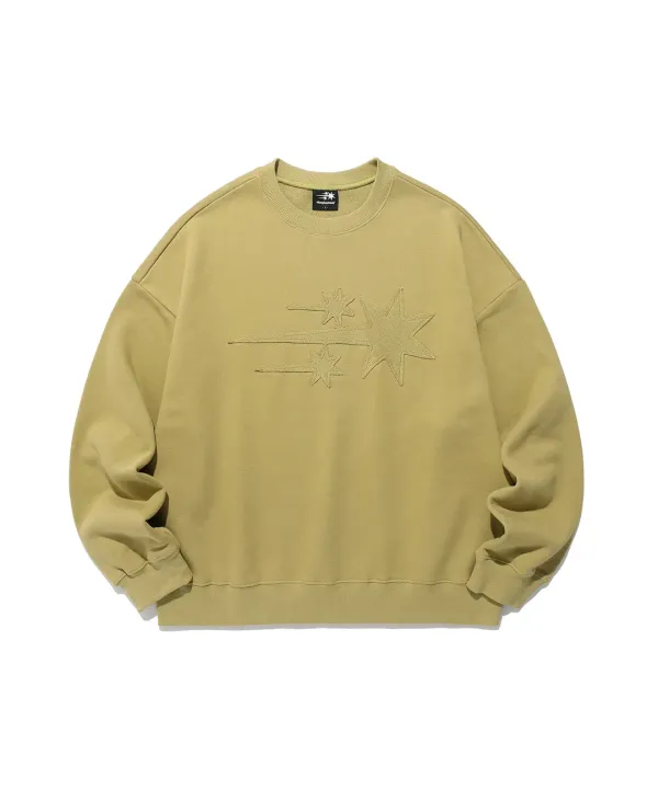 3star logo sweatshirts[green]