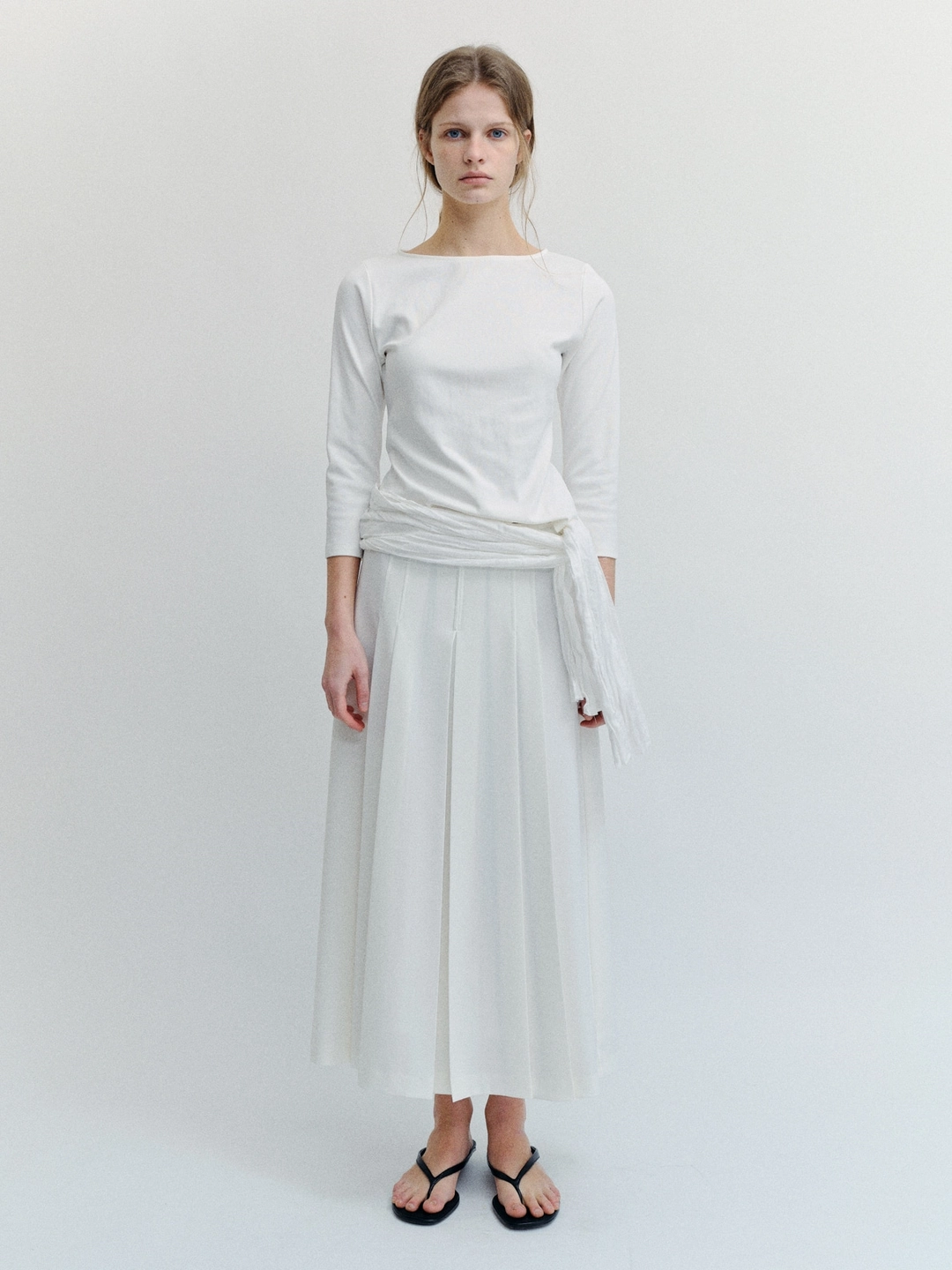 톨로 [1차 재입고] Boatneck Slim Tee(White) 상품 이미지 2