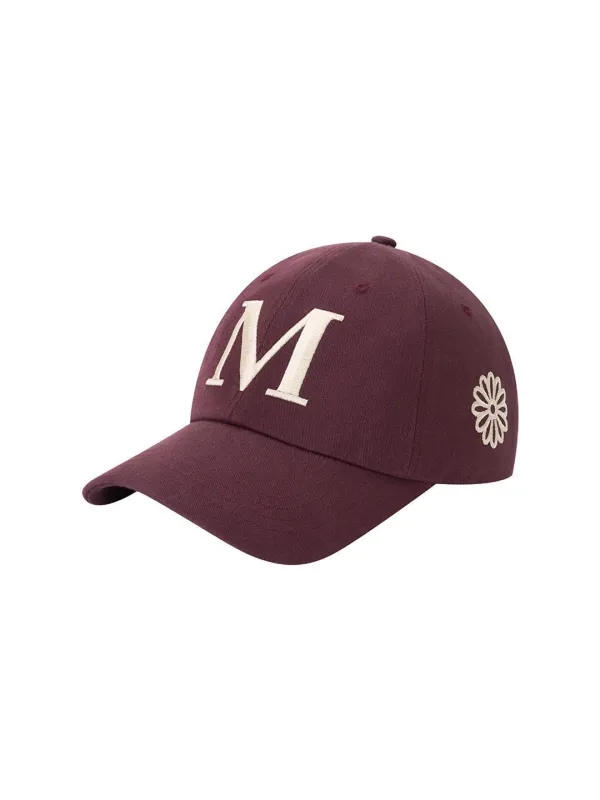 CAP M_BURGUNDY CREAM