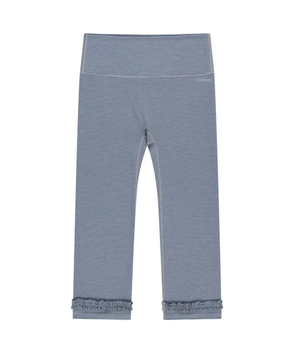 STRIPE ROUGH LEGGINGS ASH BLUE