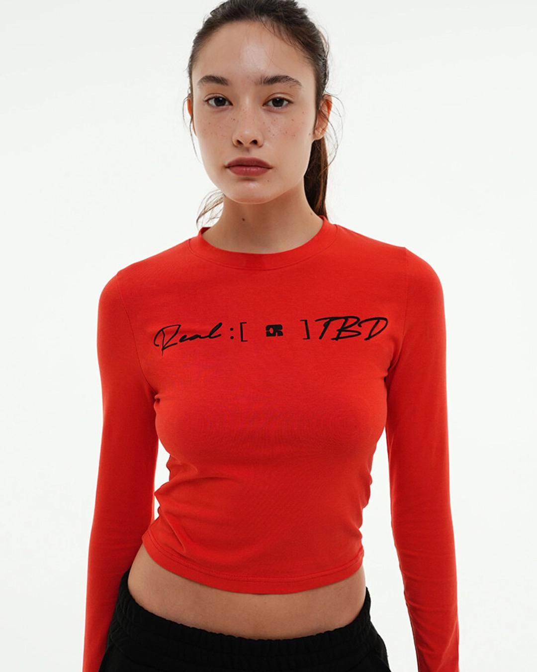 센토르 TBD LONG SLEEVE T-SHIRT_RED 상품 이미지 2
