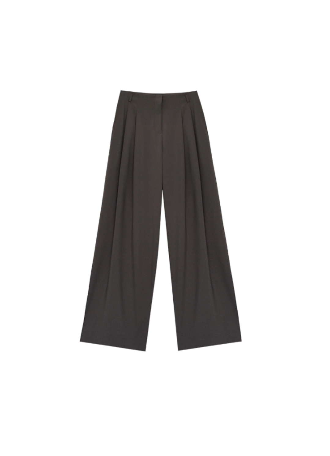 THIN GAVE SLACKS (MOCHA BROWN)