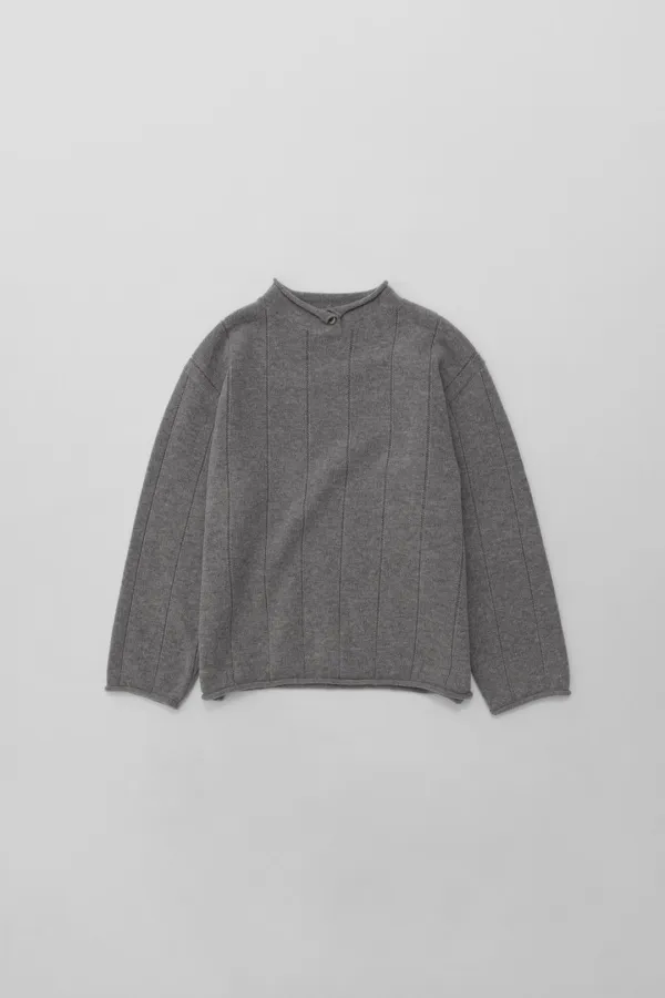 a fluffy knit (melange grey)