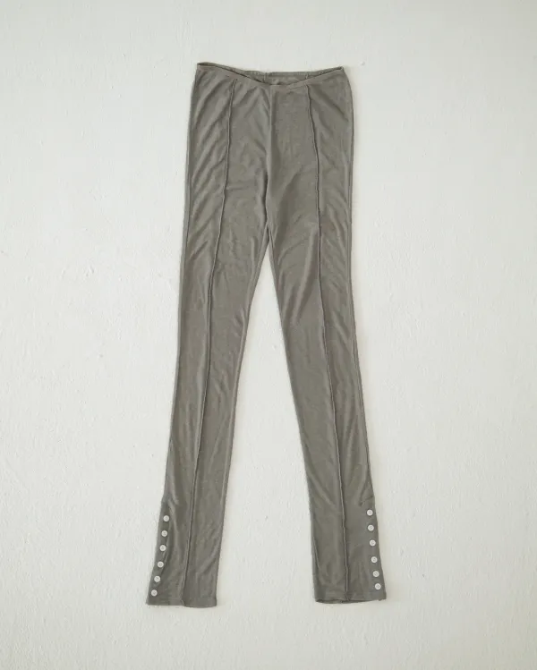 [Exclusive] flétta Sidebutton Leggings_4 Colors