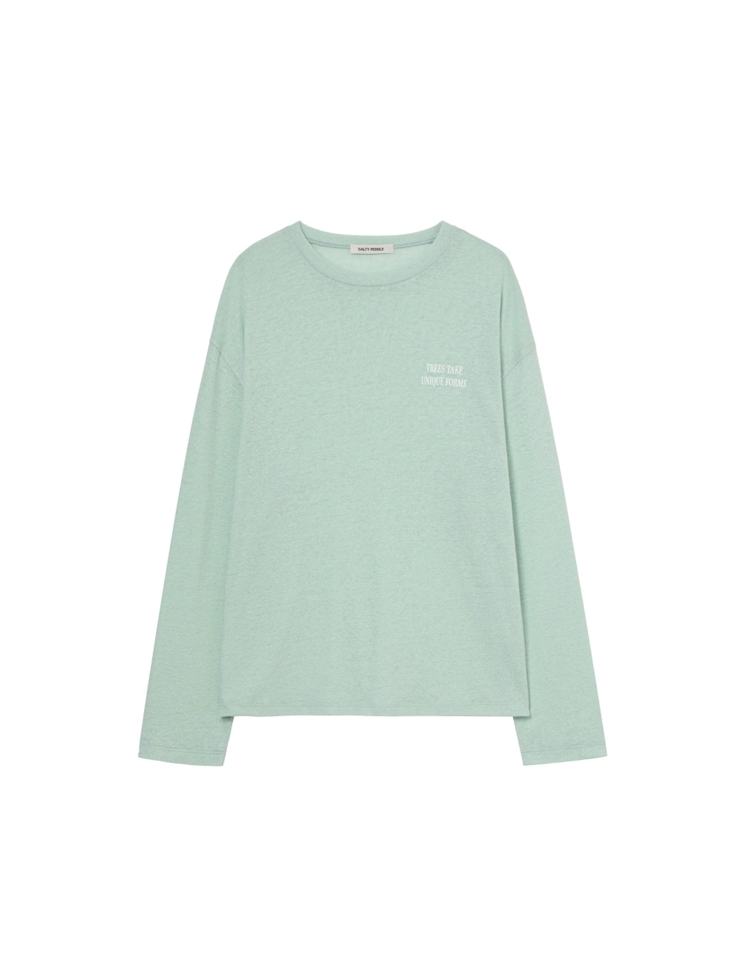 솔티페블 LINEN LOOSE LONG SLEEVE TOP [MINT] 상품 이미지 2