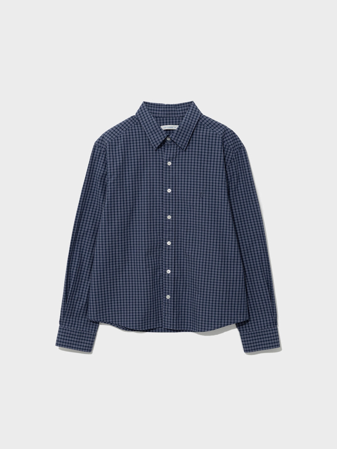 로우클래식 Regular-Fit Lc Checked Shirt_Navy 상품 이미지 1