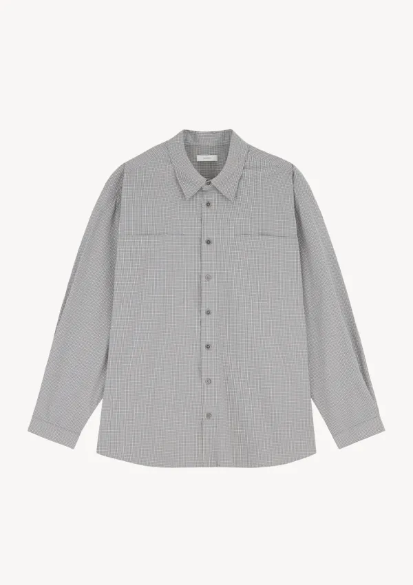 Devon Check Shirt in Gray