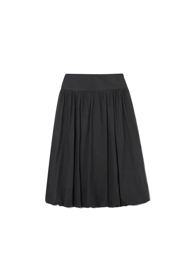 FLUID BALLOON SKIRT [GREY]