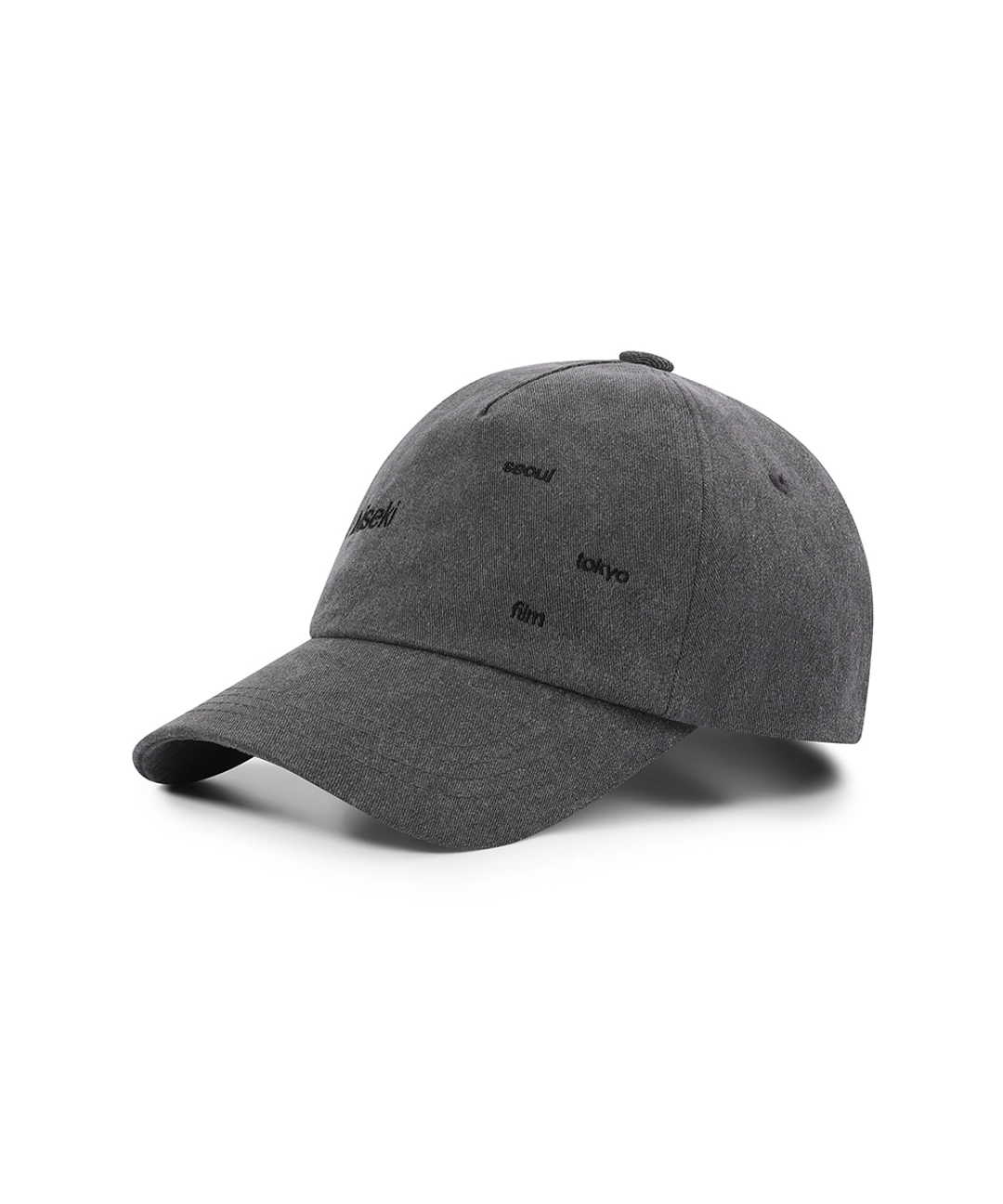 미세키서울 Spread logo ball cap CHARCOAL 상품 이미지 2