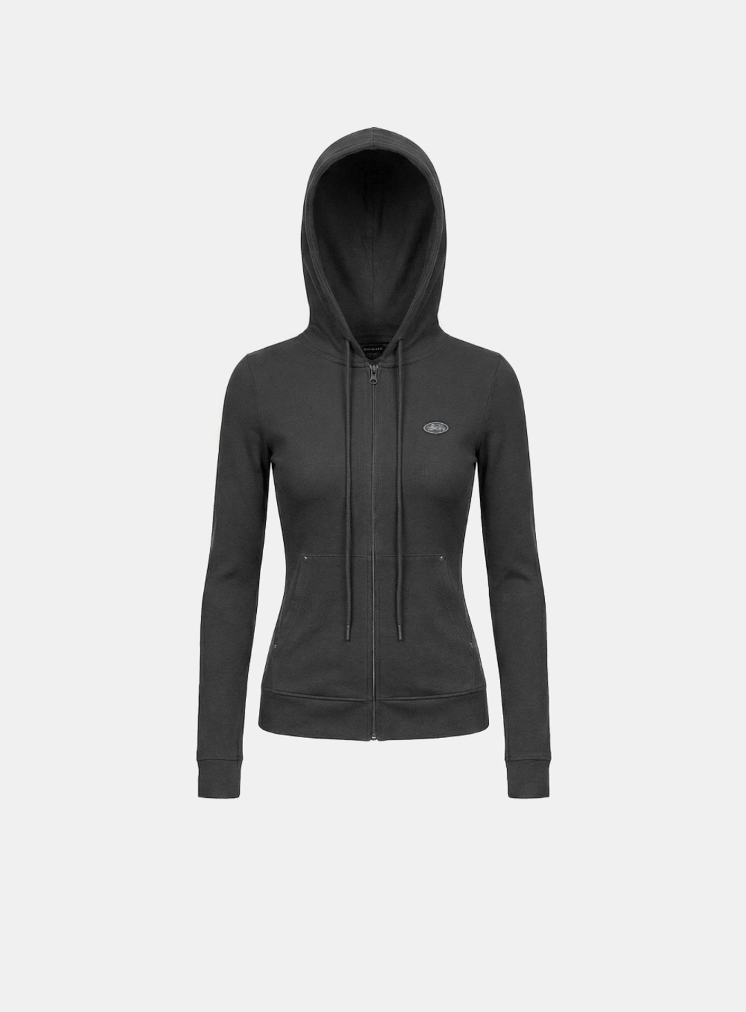 배드블러드 [w-hde26-008] BS Soft Terry Zip-Up Hoodie - Charcoal 상품 이미지 1