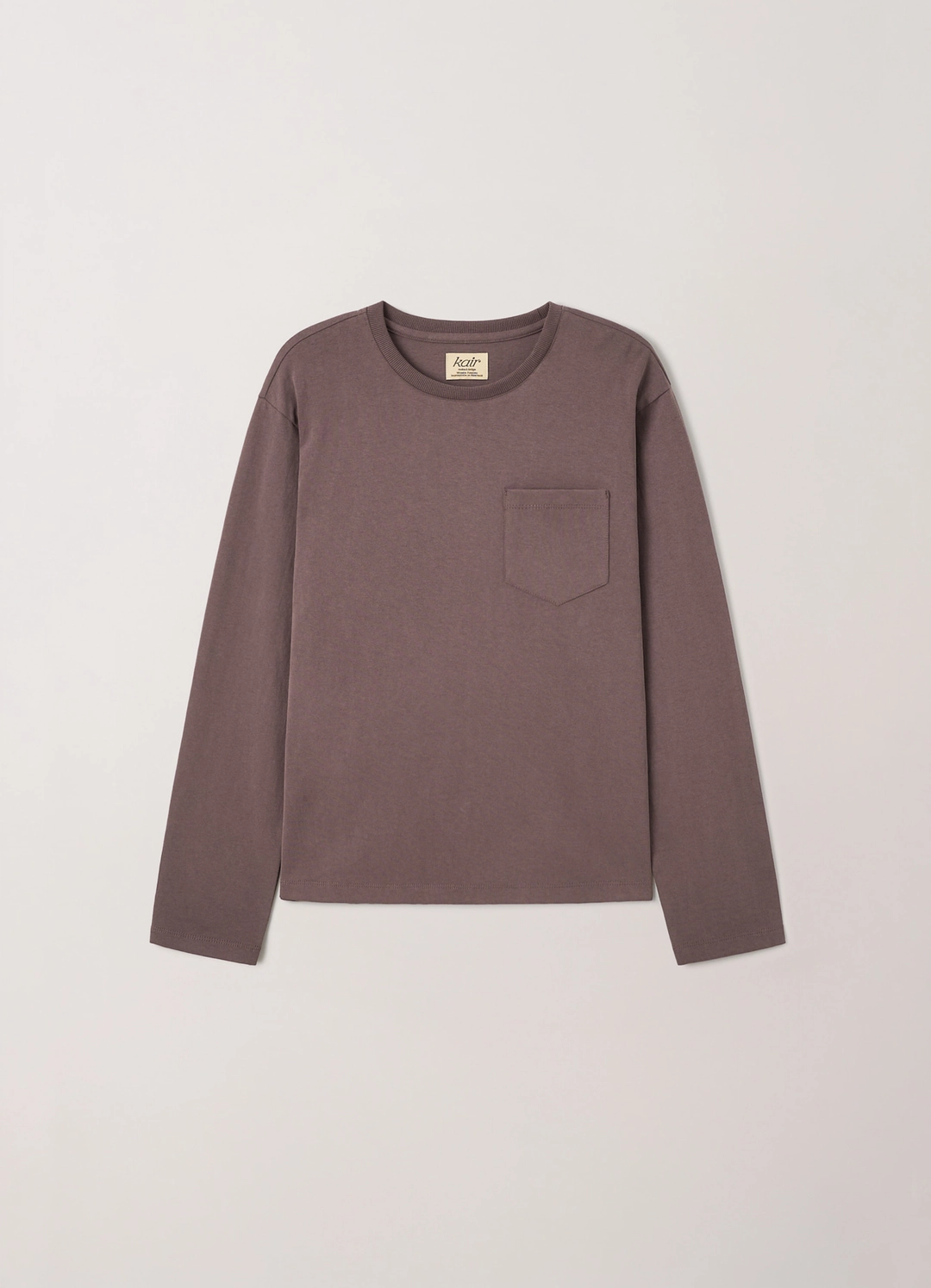 카이르 Washed Pocket Long Sleeve (Plum) 상품 이미지 1