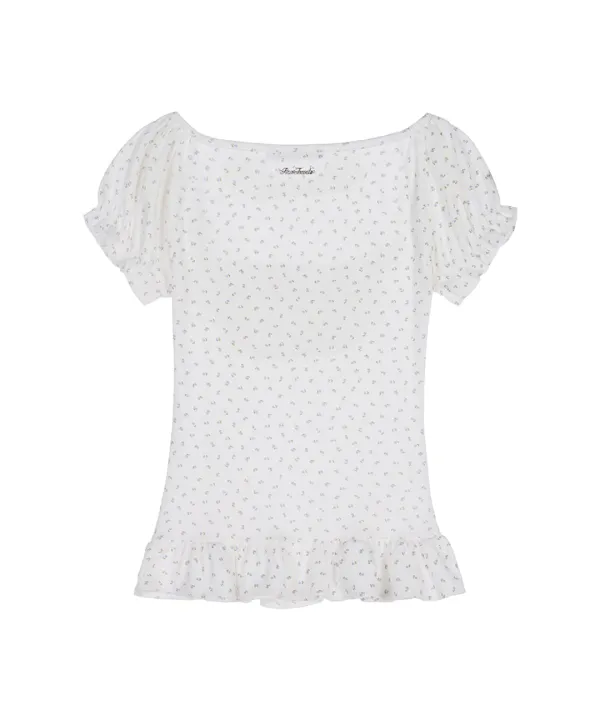 Baby Flower T-shirt [White]