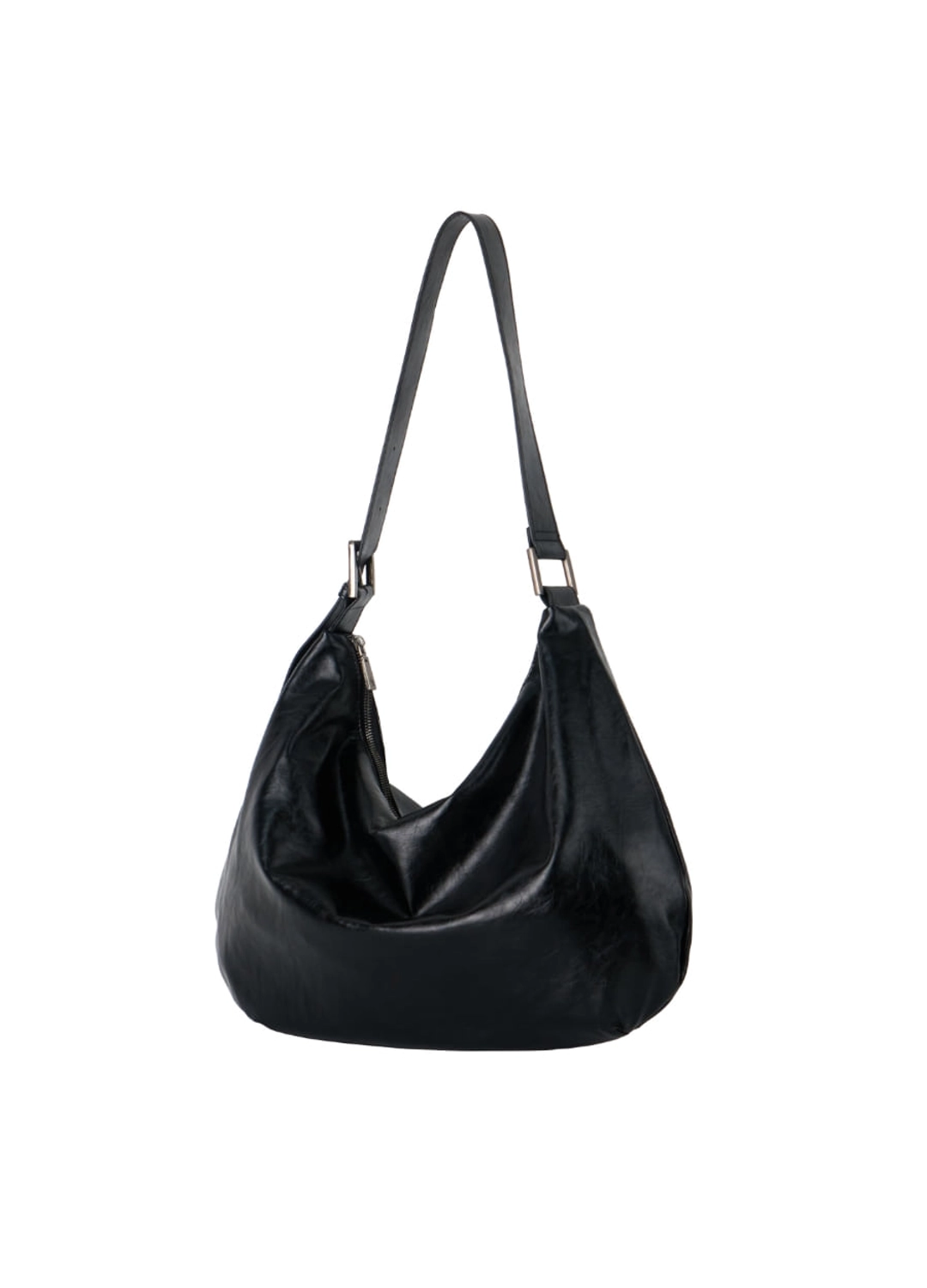 레더리 셀렉트 버클 크로스 쇼퍼백 [BLACK] 상품 이미지 1